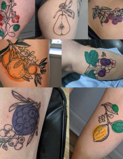 fruit tattoos