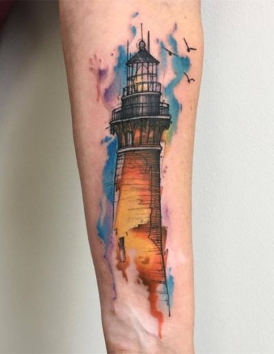 lighthouse tattoo