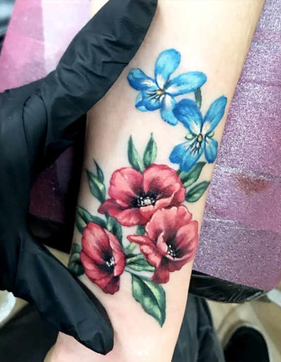 poppies tattoo